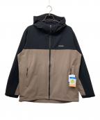 Columbiaコロンビア）の古着「ウィンドシェルジャケット」｜ベージュ×ブラック