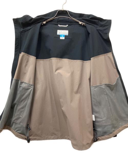 Columbia（コロンビア）Columbia (コロンビア) ウィンドシェルジャケット ベージュ×ブラック サイズ:XLの古着・服飾アイテム