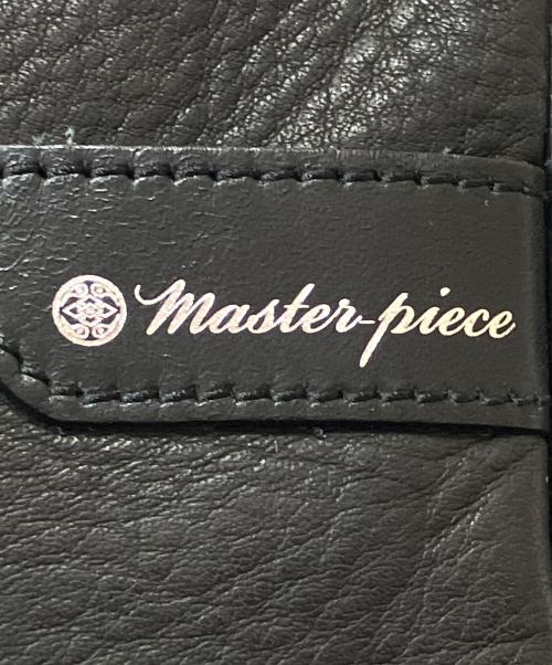 master-piece（マスターピース）master-piece (マスターピース) レザートートバッグ ブラックの古着・服飾アイテム