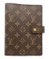 LOUIS VUITTON（ルイ ヴィトン）の古着「モノグラム　アジェンダMM」｜ブラウン