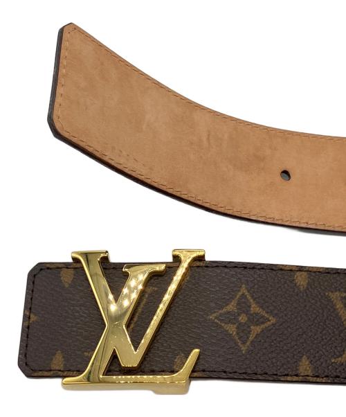 LOUIS VUITTON（ルイ ヴィトン）LOUIS VUITTON (ルイ ヴィトン) モノグラム　サンチュール LVイニシアル ベルト ブラウンの古着・服飾アイテム