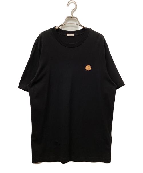 MONCLER（モンクレール）MONCLER (モンクレール) 半袖カットソー ブラック サイズ:Ｌの古着・服飾アイテム