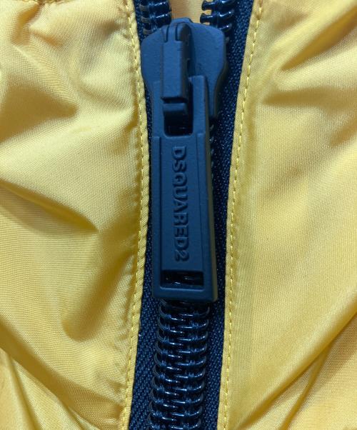 DSQUARED2（ディースクエアード）DSQUARED2 (ディースクエアード) ライトウェイトナイロンジャケット イエロー サイズ:Ｍの古着・服飾アイテム