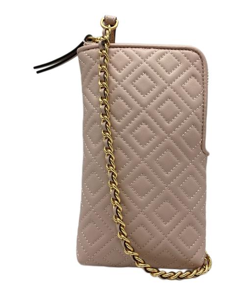 TORY BURCH（トリーバーチ）TORY BURCH (トリーバーチ) スマホショルダーウォレット ピンクの古着・服飾アイテム