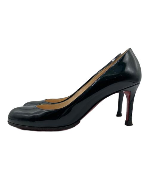 Christian Louboutin（クリスチャン・ルブタン）Christian Louboutin (クリスチャン・ルブタン) ヒールパンプス ブルー サイズ:36の古着・服飾アイテム