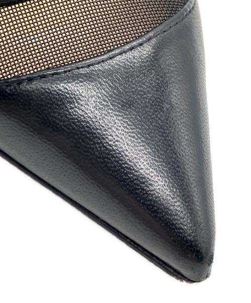 Christian Louboutin（クリスチャン・ルブタン）Christian Louboutin (クリスチャン・ルブタン) GALATIVI SPIKES ブラック×シルバー サイズ:36の古着・服飾アイテム