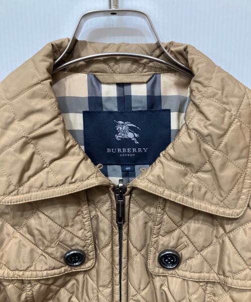 BURBERRY LONDON（バーバリーロンドン）BURBERRY LONDON (バーバリーロンドン) キルティングコート ブラウン サイズ:40の古着・服飾アイテム