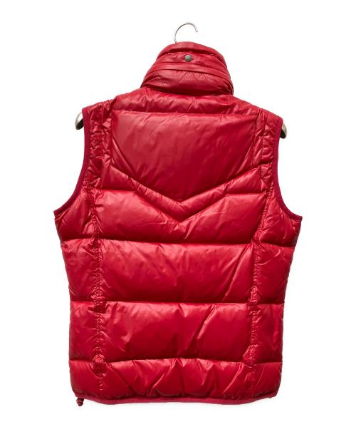 DIESEL（ディーゼル）DIESEL (ディーゼル) ダウンベスト レッド サイズ:Sの古着・服飾アイテム