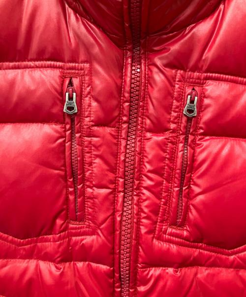 DIESEL（ディーゼル）DIESEL (ディーゼル) ダウンベスト レッド サイズ:Sの古着・服飾アイテム