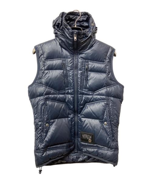 DIESEL（ディーゼル）DIESEL (ディーゼル) ダウンベスト ネイビー サイズ:Sの古着・服飾アイテム