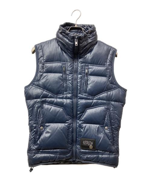 DIESEL（ディーゼル）DIESEL (ディーゼル) ダウンベスト ネイビー サイズ:Sの古着・服飾アイテム
