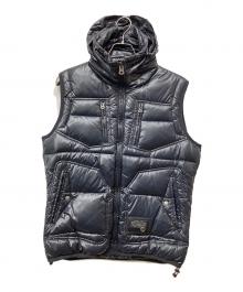 DIESEL（ディーゼル）の古着「ダウンベスト」｜ブラック