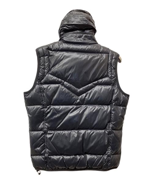 DIESEL（ディーゼル）DIESEL (ディーゼル) ダウンベスト ブラック サイズ:Ｍの古着・服飾アイテム