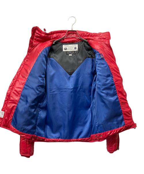 DIESEL（ディーゼル）DIESEL (ディーゼル) ダウンジャケット レッド サイズ:Mの古着・服飾アイテム