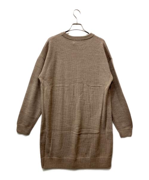 Hysteric Glamour（ヒステリックグラマー）Hysteric Glamour (ヒステリックグラマー) PATCH BEARジャカード ワンピース ベージュ サイズ:Freeの古着・服飾アイテム