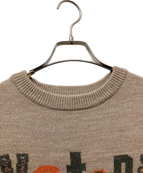 Hysteric Glamour（ヒステリックグラマー）Hysteric Glamour (ヒステリックグラマー) PATCH BEARジャカード ワンピース ベージュ サイズ:Freeの古着・服飾アイテム