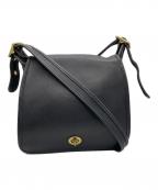 COACHコーチ）の古着「OLD COACH ショルダーバッグ」｜ブラック