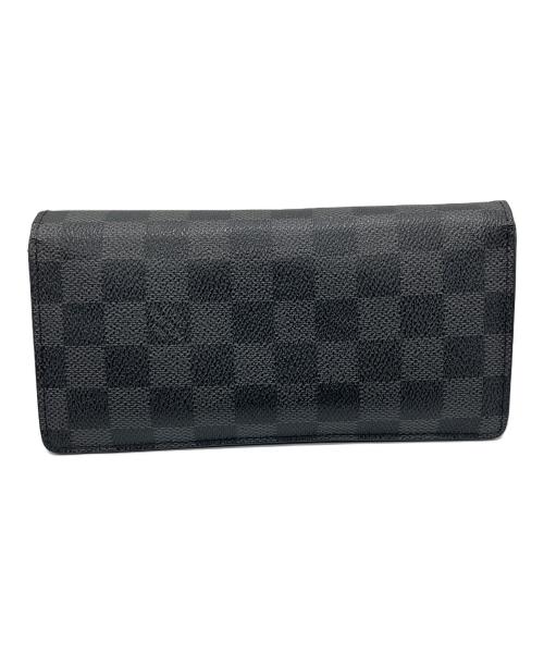 LOUIS VUITTON（ルイ ヴィトン）LOUIS VUITTON (ルイ ヴィトン) ダミエ・グラフィット　ポルトフォイユブラザ ブラックの古着・服飾アイテム