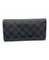 LOUIS VUITTON (ルイ ヴィトン) ダミエ・グラフィット　ポルトフォイユブラザ ブラック：10000円