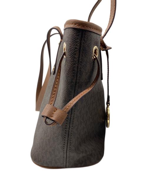MICHAEL KORS（マイケルコース）MICHAEL KORS (マイケルコース) トートバッグ ブラウンの古着・服飾アイテム