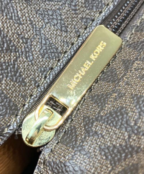 MICHAEL KORS（マイケルコース）MICHAEL KORS (マイケルコース) トートバッグ ブラウンの古着・服飾アイテム