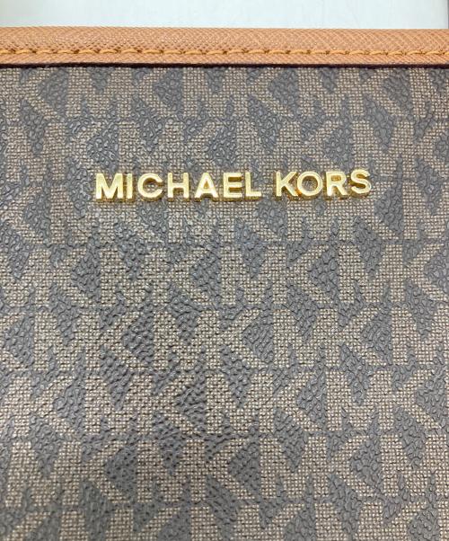 MICHAEL KORS（マイケルコース）MICHAEL KORS (マイケルコース) トートバッグ ブラウンの古着・服飾アイテム