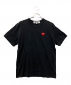 PLAY COMME des GARCONSプレイコムデギャルソン）の古着「半袖カットソー」｜ブラック