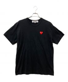PLAY COMME des GARCONS（プレイコムデギャルソン）の古着「半袖カットソー」｜ブラック