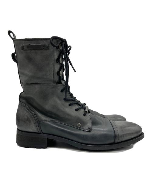 DIESEL（ディーゼル）DIESEL (ディーゼル) レースアップブーツ グレー サイズ:42の古着・服飾アイテム