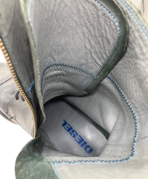DIESEL（ディーゼル）DIESEL (ディーゼル) レースアップブーツ グレー サイズ:42の古着・服飾アイテム