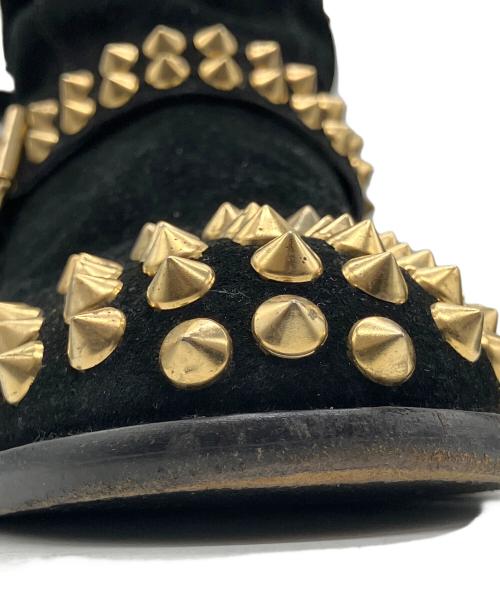 GIUSEPPE ZANOTTI（ジュゼッペザノッティ）GIUSEPPE ZANOTTI (ジュゼッペザノッティ) スタッズブーツ ブラック サイズ:41　1/2の古着・服飾アイテム