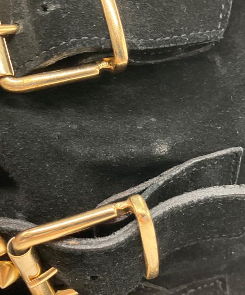 GIUSEPPE ZANOTTI（ジュゼッペザノッティ）GIUSEPPE ZANOTTI (ジュゼッペザノッティ) スタッズブーツ ブラック サイズ:41　1/2の古着・服飾アイテム