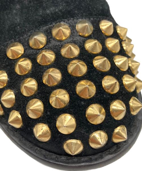 GIUSEPPE ZANOTTI（ジュゼッペザノッティ）GIUSEPPE ZANOTTI (ジュゼッペザノッティ) スタッズブーツ ブラック サイズ:41　1/2の古着・服飾アイテム