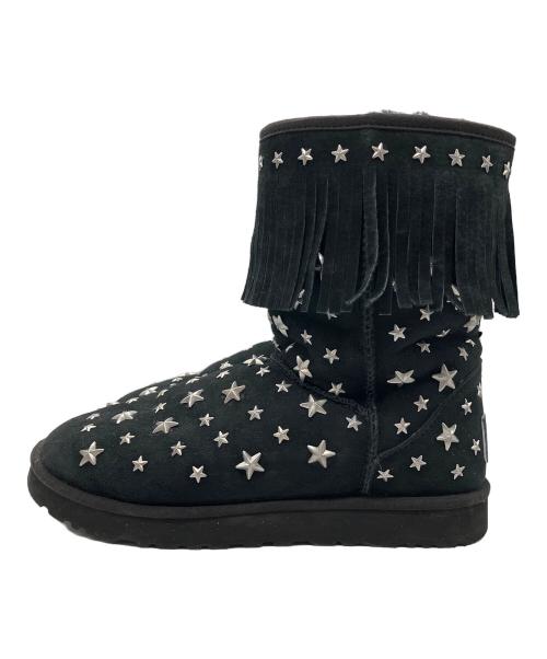UGG（アグ）UGG (アグ) JIMMY CHOO (ジミーチュウ) ムートンブーツ ブラック サイズ:USA10の古着・服飾アイテム