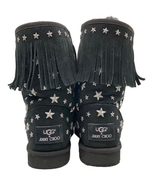 UGG（アグ）UGG (アグ) JIMMY CHOO (ジミーチュウ) ムートンブーツ ブラック サイズ:USA10の古着・服飾アイテム
