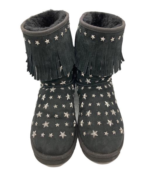 UGG（アグ）UGG (アグ) JIMMY CHOO (ジミーチュウ) ムートンブーツ ブラック サイズ:USA10の古着・服飾アイテム
