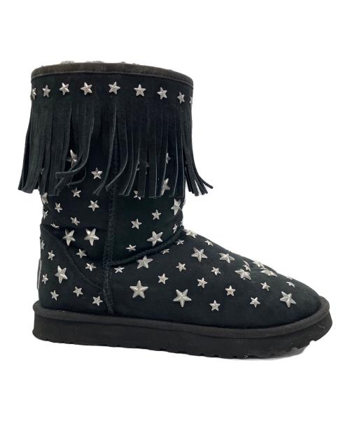 UGG（アグ）UGG (アグ) JIMMY CHOO (ジミーチュウ) ムートンブーツ ブラック サイズ:USA10の古着・服飾アイテム