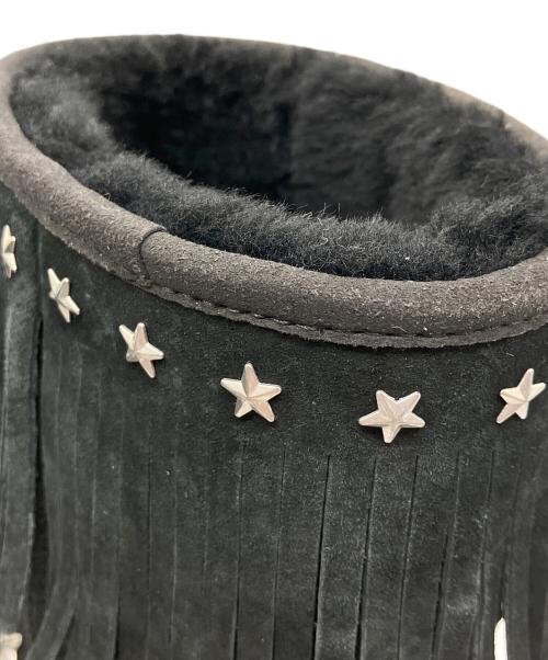UGG（アグ）UGG (アグ) JIMMY CHOO (ジミーチュウ) ムートンブーツ ブラック サイズ:USA10の古着・服飾アイテム