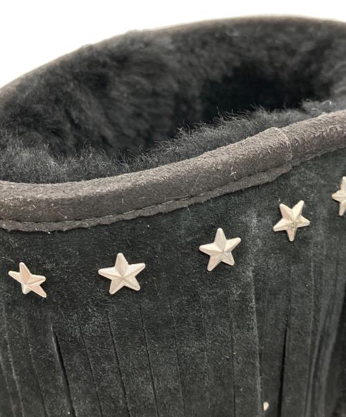 UGG（アグ）UGG (アグ) JIMMY CHOO (ジミーチュウ) ムートンブーツ ブラック サイズ:USA10の古着・服飾アイテム
