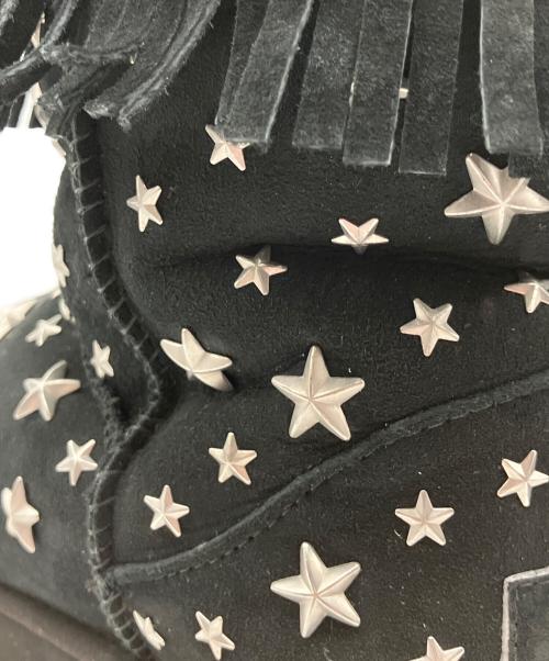 UGG（アグ）UGG (アグ) JIMMY CHOO (ジミーチュウ) ムートンブーツ ブラック サイズ:USA10の古着・服飾アイテム