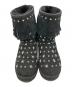 中古・古着 UGG (アグ) JIMMY CHOO (ジミーチュウ) ムートンブーツ ブラック サイズ:USA10：9000円