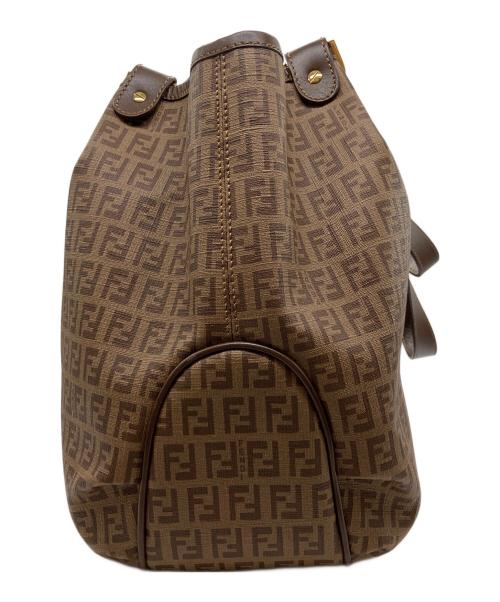 FENDI（フェンディ）FENDI (フェンディ) ズッキーノ トートバッグ ブラウンの古着・服飾アイテム