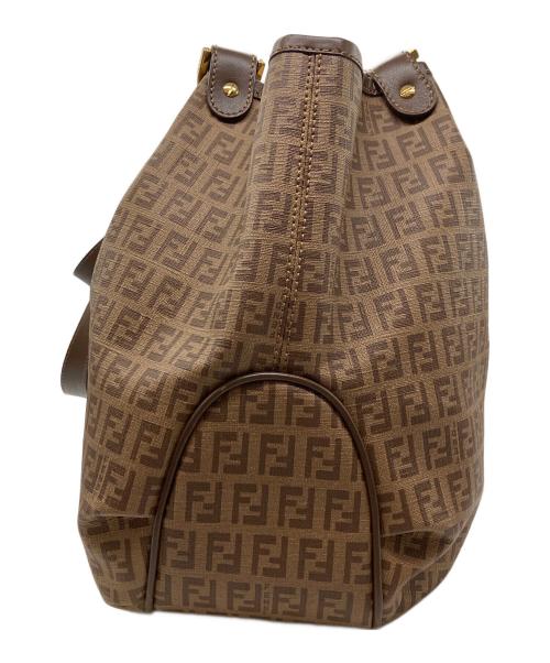 FENDI（フェンディ）FENDI (フェンディ) ズッキーノ トートバッグ ブラウンの古着・服飾アイテム
