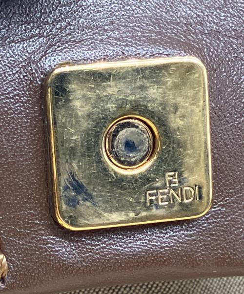 FENDI（フェンディ）FENDI (フェンディ) ズッキーノ トートバッグ ブラウンの古着・服飾アイテム