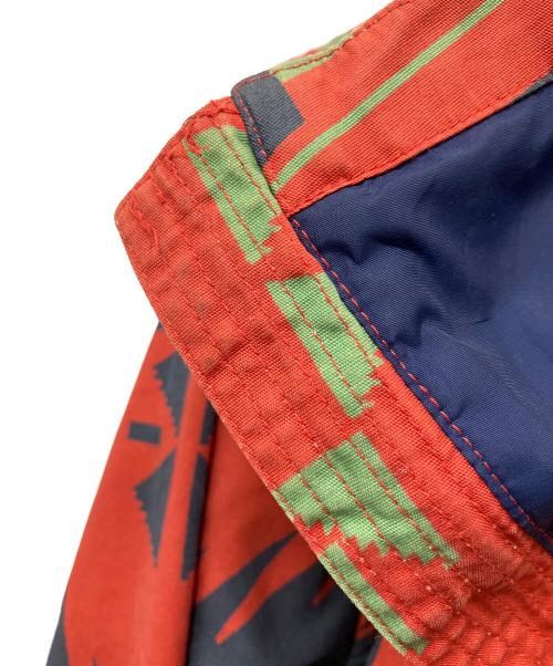POLO RALPH LAUREN（ポロ・ラルフローレン）POLO RALPH LAUREN (ポロ・ラルフローレン) マウンテンパーカー ネイティブ レッド×ネイビー サイズ:Sの古着・服飾アイテム