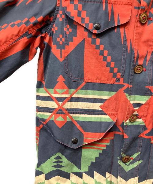 POLO RALPH LAUREN（ポロ・ラルフローレン）POLO RALPH LAUREN (ポロ・ラルフローレン) マウンテンパーカー ネイティブ レッド×ネイビー サイズ:Sの古着・服飾アイテム