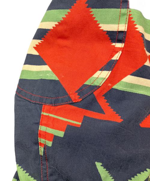 POLO RALPH LAUREN（ポロ・ラルフローレン）POLO RALPH LAUREN (ポロ・ラルフローレン) マウンテンパーカー ネイティブ レッド×ネイビー サイズ:Sの古着・服飾アイテム