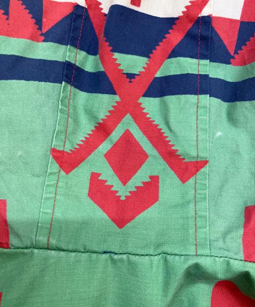 POLO RALPH LAUREN（ポロ・ラルフローレン）POLO RALPH LAUREN (ポロ・ラルフローレン) マウンテンパーカー ネイティブ レッド×ネイビー サイズ:Sの古着・服飾アイテム