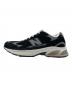 NEW BALANCE (ニューバランス) スニーカー ブラック×ホワイト サイズ:US10：14000円