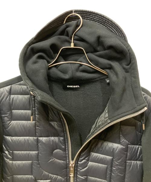 DIESEL（ディーゼル）DIESEL (ディーゼル) ジップパーカー ブラック サイズ:XSの古着・服飾アイテム